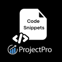 ProjectPro | Machine Learning & Big Data Code Snippets in Python